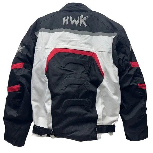 HWK Motorcycle 3XL Jacket  Men's Padded Adventure/Touring Cordura Textile Fabric - Picture 7 of 15
